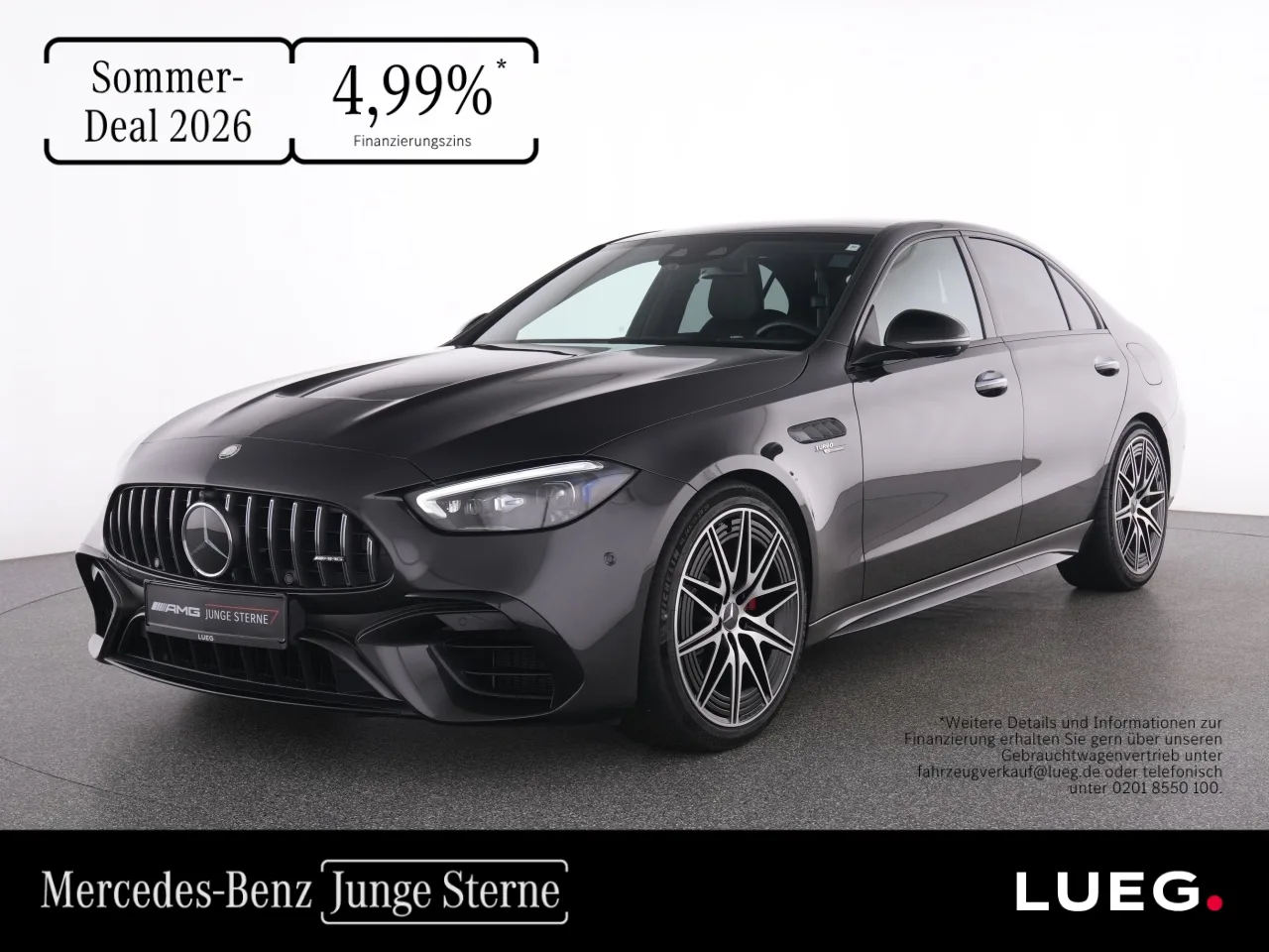 Mercedes-Benz C 63 S E Pano+DLight+360°+Sound+Mem+Dist+HAlenk+ - 476 PS