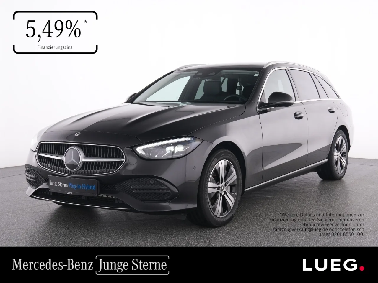 Mercedes-Benz C 300 T de 4M Avantgarde+MBUX+LED-HP+Pano+AH+RFK - 197 PS