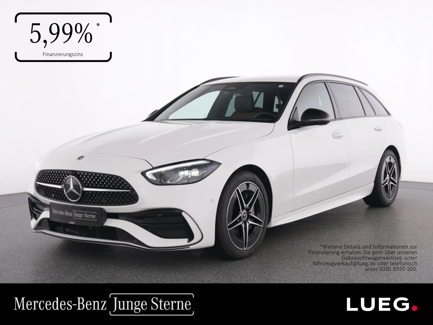 Mercedes-Benz C 200 T d AMG+LED+Stdhzg+Night+Mem+Totw+Kam+PTS+ - 163 PS