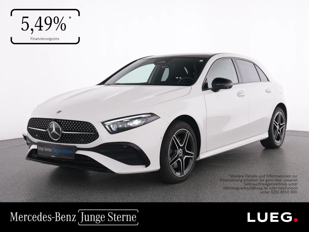 Mercedes-Benz A 250 E AMG+NavPrem+MBeam+Pano+KeylGo+Night+360° - 163 PS