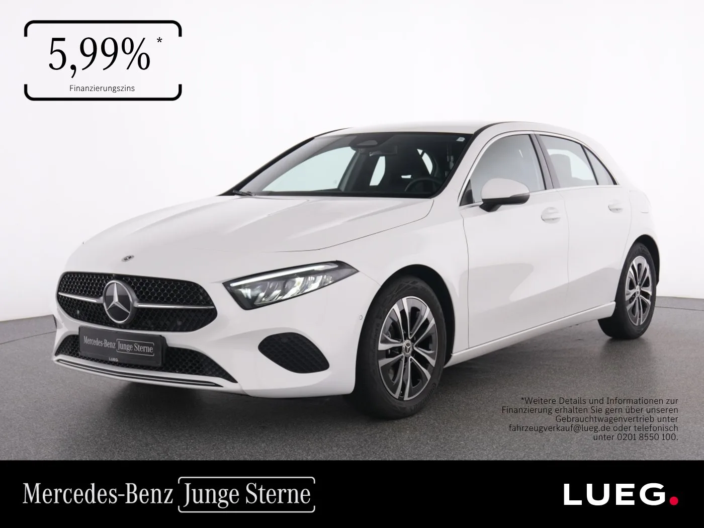 Mercedes-Benz A 200 Progressive+NavPrem+LED+Totw+AHK+CarPl+RFK - 163 PS