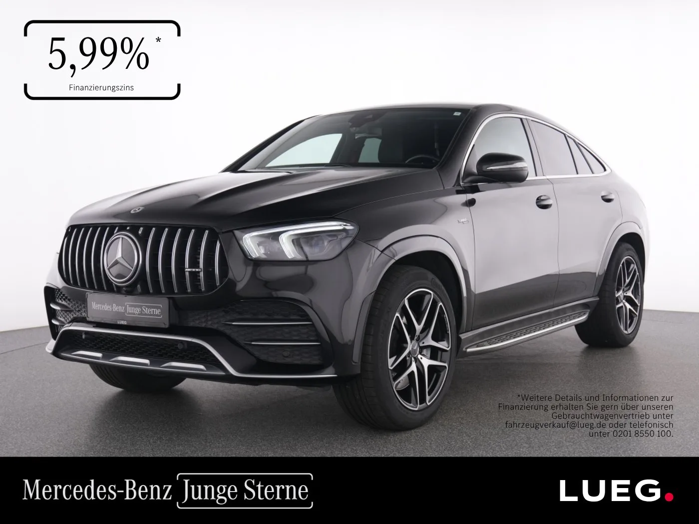 Mercedes-Benz GLE 53 AMG Coupe 4M+ MBUX+MBeam+AHK+Leder+21+Totw+RFK - 435 PS