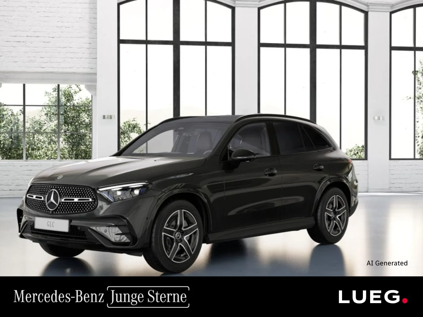 Mercedes-Benz GLC 200 4M AMG+Pano+AHK+DLight+Night+360+Mem+Tot - 204 PS