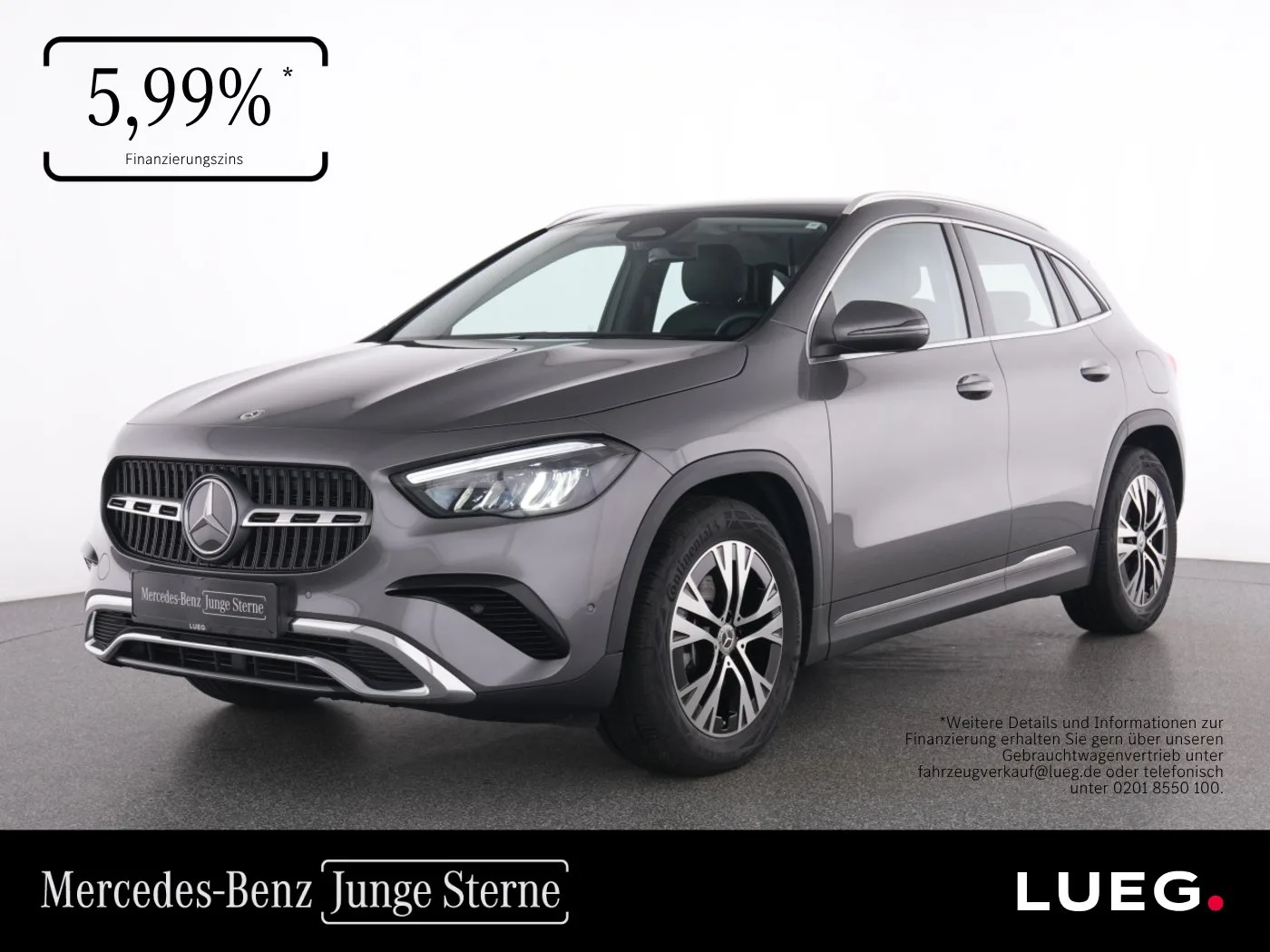 Mercedes-Benz GLA 200 Progressive+AHK+LED+Kam+EHeck+EHeck+PTS+ - 163 PS