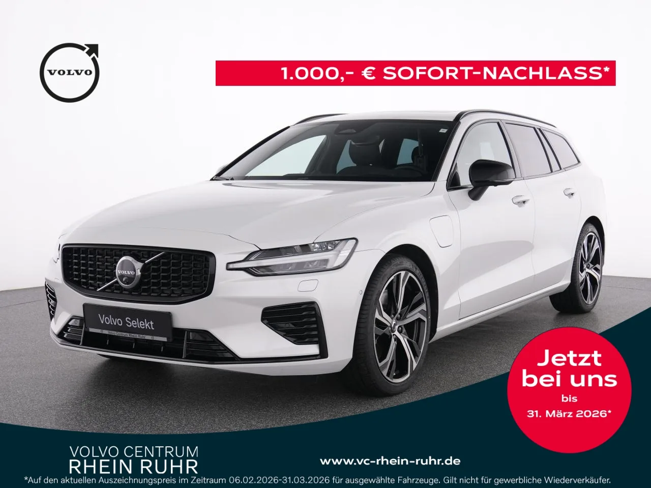 VOLVO V60 T6 Recharge AWD  UltraDark+360°+LEDER+19+BW - 350 PS