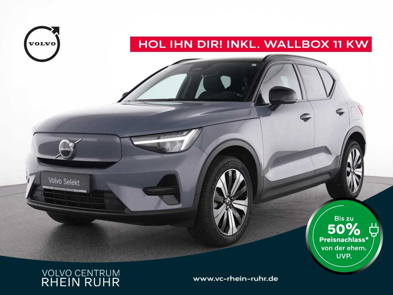 VOLVO XC40 PURE ELECTRIC PLUS+STANDHZG+KAM+DAB+LENKRADHZG+ - 230 PS
