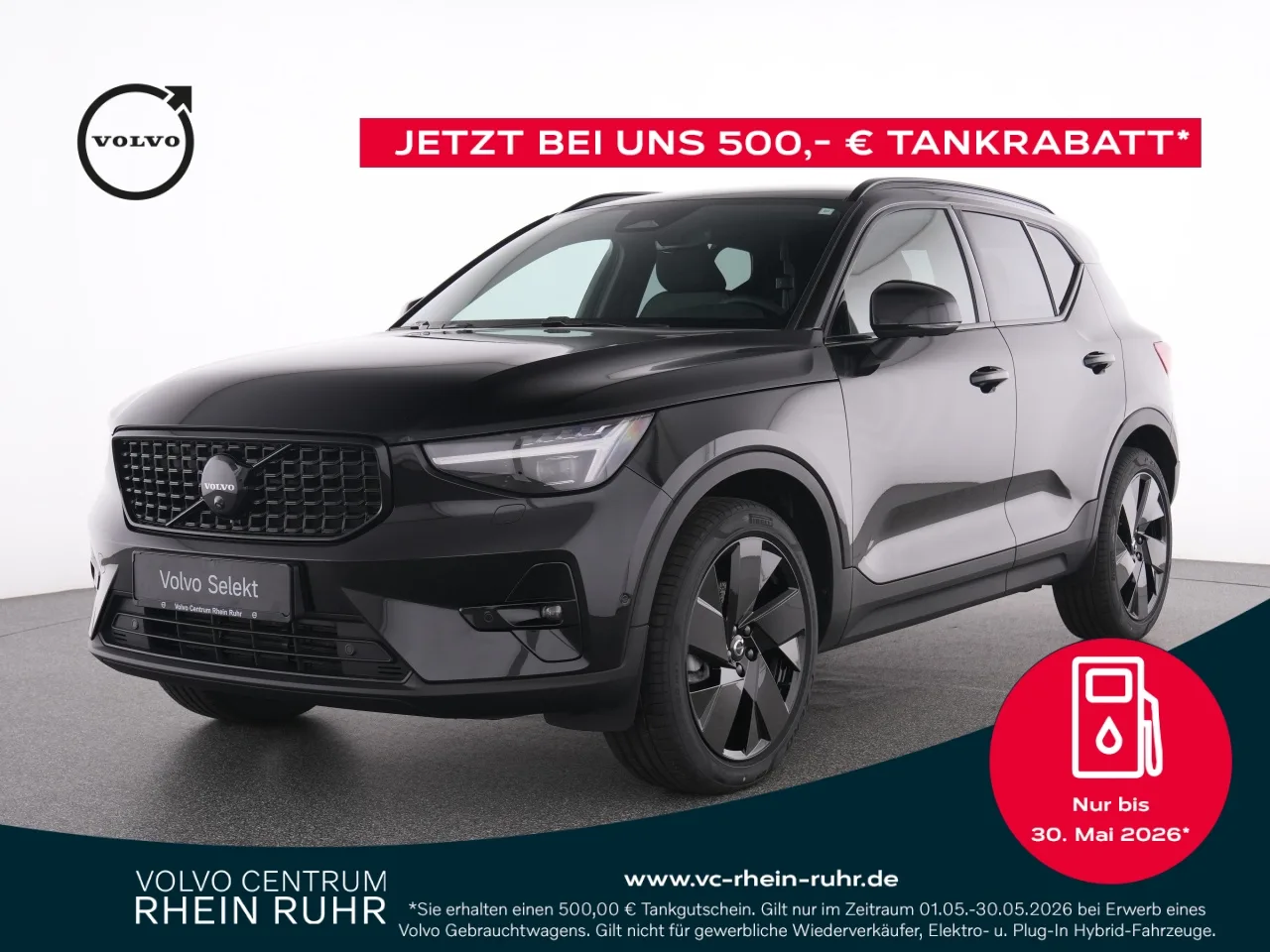 VOLVO XC40 B3 Plus Black Edition +AHK+360°KAM+LICHTPAK - 163 PS