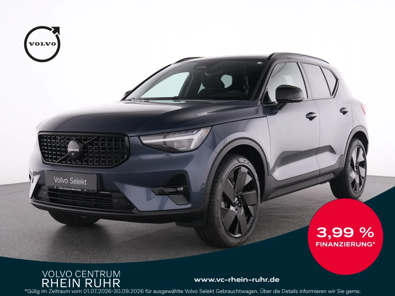 VOLVO XC40 B3  Ultra Black +STANDHZ+AHK+LED+ACC+BLIS+ - 163 PS