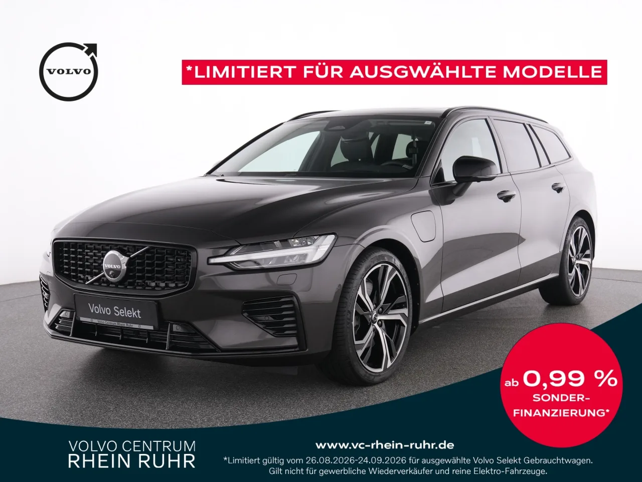 VOLVO V60 T8 Recharge Ultra Dark+AHK+LM19+360°+PANO - 454 PS