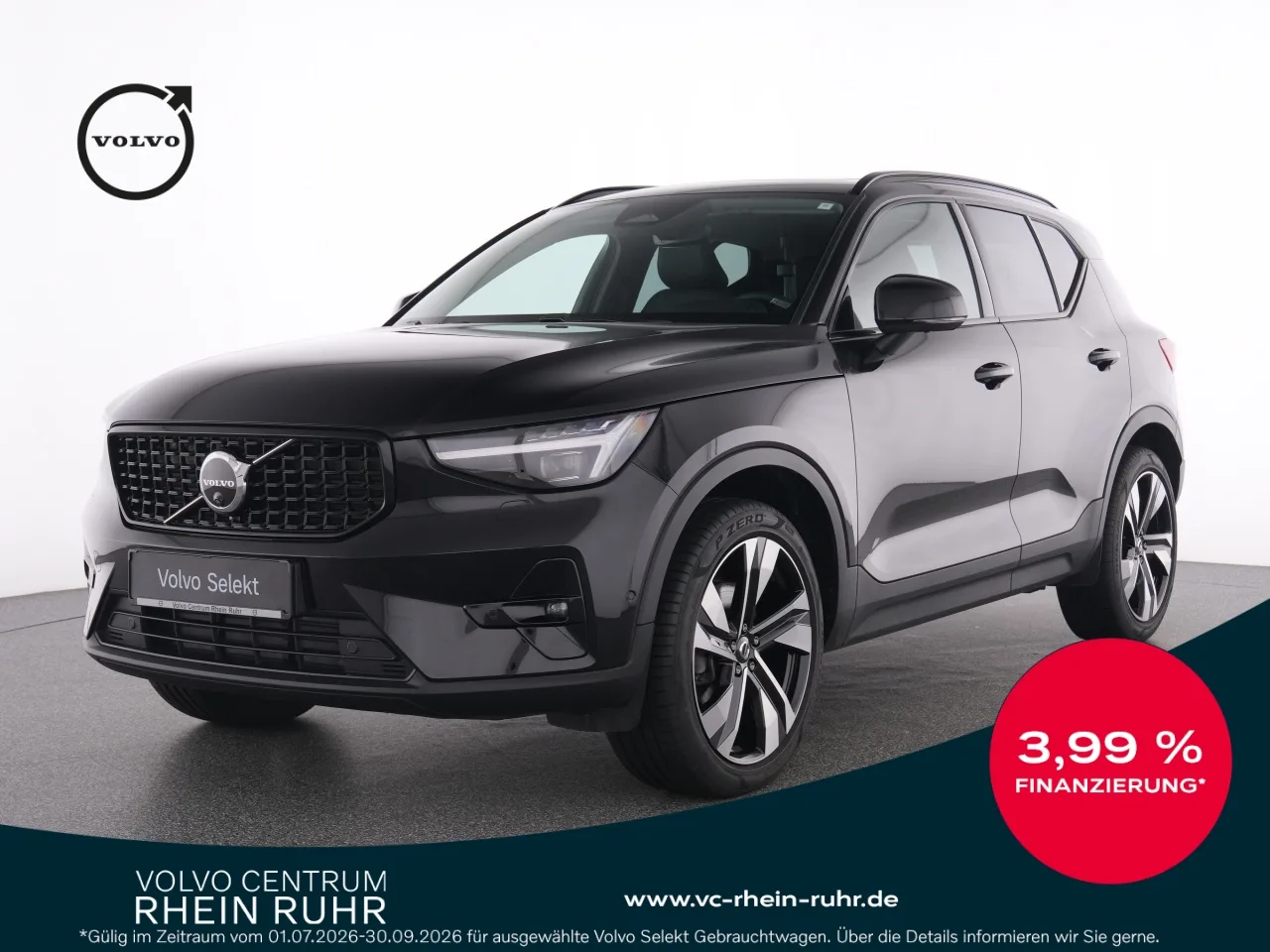 VOLVO XC40 B3  Ultra Dark+AHK+FAP+LM20+MET+360°+MEMORY - 163 PS